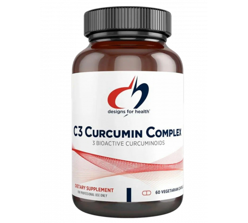Комплекс куркумина C3, C3 Curcumin Complex, Designs for Health, 60 капсул