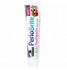 Детская зубная паста PerioBrite Kids без фтора со вкусом клубники, PerioBrite Kids Toothpaste, Nature's Answer, 113,4 г