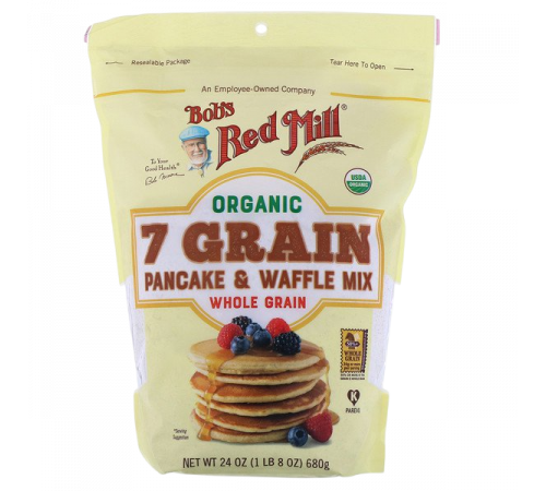 Классическая смесь для блинов и вафель, Classic Pancake & Waffle Mix, Bob's Red Mill, 680 г
