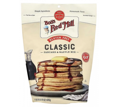 Классическая смесь для блинов и вафель, Classic Pancake & Waffle Mix, Bob's Red Mill, 680 г