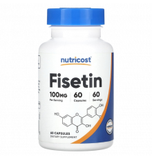 Физетин, Fisetin, Nutricost, 60 капсул