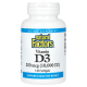 Витамин D3 10 000 МЕ, Vitamin D3 10,000 IU, Natural Factors, 240 мягких капсул