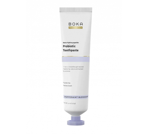 Пробиотическая зубная паста с нано-гидроксиапатитом, Probiotic n-Ha Toothpaste, Boka, 113 г