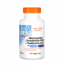Глюкозамин Хондроитин МСМ, Glucosamine Chondroitin MSM, Doctor's Best, 150 капсул