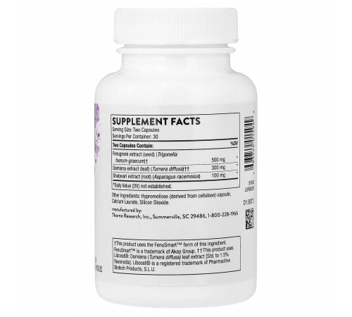 Добавка для поддержки сексуального здоровья, Women's Libido Boost, Thorne, 60 капсул