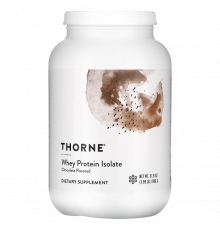 Изолят сывороточного протеина со вкусом шоколада, Whey Protein Isolate, Thorne, 906 г