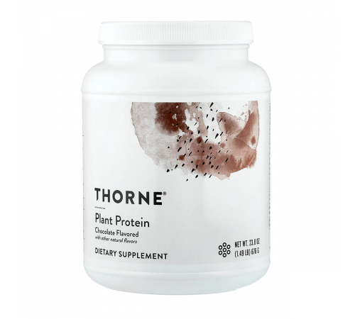 Растительный протеин с шоколадным вкусом, Vegan Protein, Thorne, 676 г