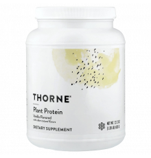 Растительный протеин со вкусом ванили, Plant Protein Vanilla, Thorne, 630 г