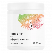 Предтренировочный комплекс, Advanced Pre-Workout Rainbow Sherbet, Thorne, 10.4 oz