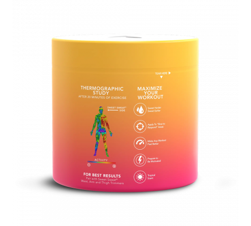Спортивная мазь с тропическим ароматом, Jar Topical Gel, Sweet Sweat, 383 г