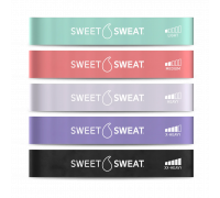 Эластичные резинки для фитнеса, Mini Loop Fitness Bands, Sweet Sweat, набор 5 шт