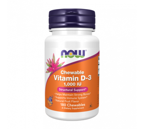 Витамин Д3, Vitamin D3, Now Foods, 120 капсул