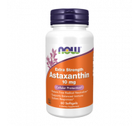 Астаксантин, Astaxanthin, Now foods, 60 капсул