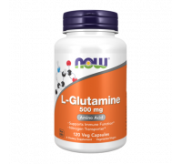 L-Глютамин, L-Glutamine, Now Foods, 120 капсул