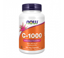 Витамин C с биофлавоноидами, Vitamin C, Now Foods, 100 вегетарианских капсул