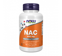 N-ацетилцистеин, NAC, Now Foods, 100 капсул