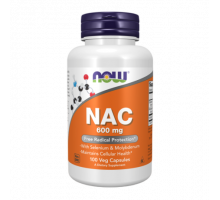 N-ацетилцистеин, NAC, Now Foods, 100 капсул