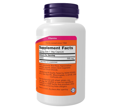 Инозитол, Inositol, Now Foods, 100 капсул