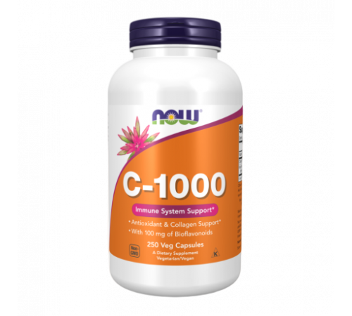 Витамин C, Vitamin C, Now Foods, 250 капсул