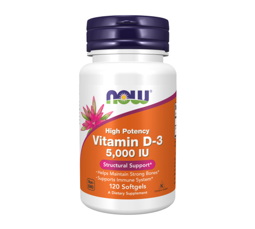 Витамин Д3, Vitamin D3, Now Foods, 240 капсул