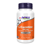 L-карнитин, L-Carnitine, Now Foods, 60 капсул