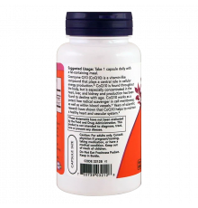 Коэнзим Q10, CoQ10, Now Foods, 60 капсул