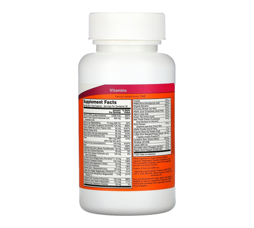 Мультивитаминный комплекс, Special Two, Now Foods, 120 капсул