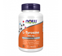 L-тирозин, L-Tyrosine, Now Foods, 120 капсул