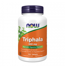 Трифала, Triphala, Now Foods, 120 таблеток