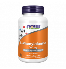 L-фенилаланин, L-Phenylalanine, Now Foods, 120 капсул