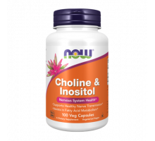 Холин и инозитол, Choline & Inositol, Now Foods, 100 капсул