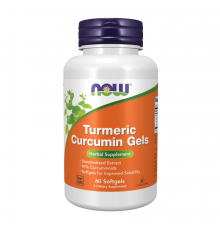 Куркумин, Turmeric Curcumin, Now Foods, 60 капсул
