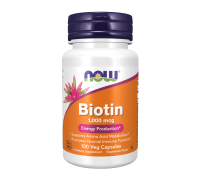 Биотин, Biotin, Now Foods, 100 капсул