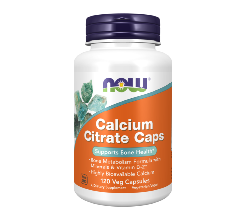 Цитрат кальция, Calcium Citrate, Now Foods, 120 капсул