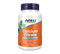 Цитрат кальция, Calcium Citrate, Now Foods, 100 таблеток