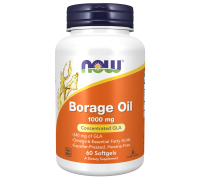 Масло огуречника (бурачника), Borage Oil, Now Foods, 60 капсул