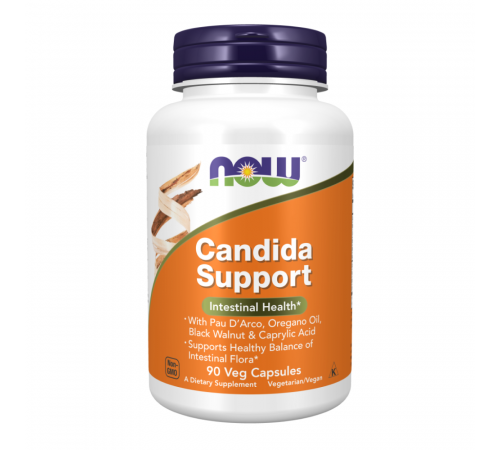 Кандида Саппорт, Candida Support, Now Foods, 90 капсул