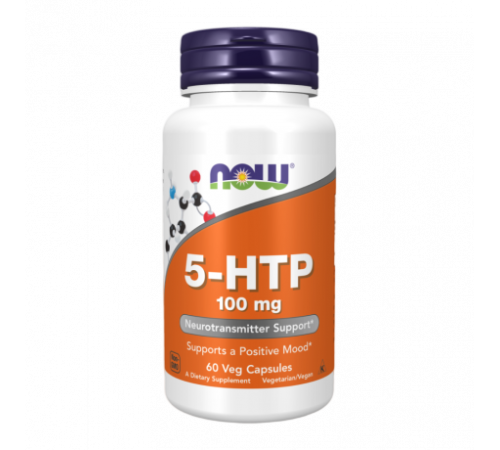 5-Гидрокситриптофан, 5-HTP 100 mg, Now Foods, 60 капсул