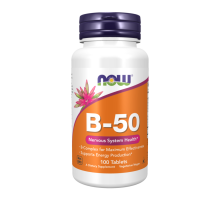 Витамины группы B, B-50, Now Foods, 100 таблеток