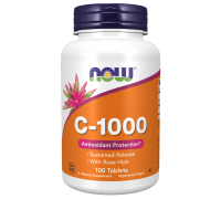 Витамин C, Vitamin C, Now Foods, 100 вегетарианских таблеток