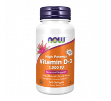 Витамин Д3, Vitamin D3, Now Foods, 360 капсул