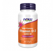 Витамин Д-3, Vitamin D-3, Now Foods, 180 капсул