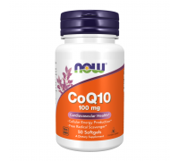 Коэнзим Q10, Coenzyme Q10, Now Foods, 50 капсул