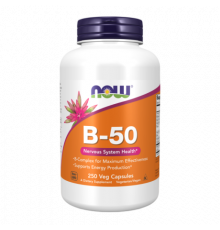 Витамины группы B, Vitamins B, Now Foods, 250 вегетарианских капсул