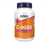 Витамин С с шиповником и биофлавоноидами, Vitamin C, Now Foods, 100 таблеток