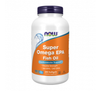 Супер Омега ЭПК, Super Omega EPA Fish Oil, Now Foods, 240 желатиновых капсул