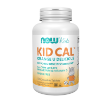 Кальций для детей, Kid Cal, Now Foods, 100 жевательных таблеток