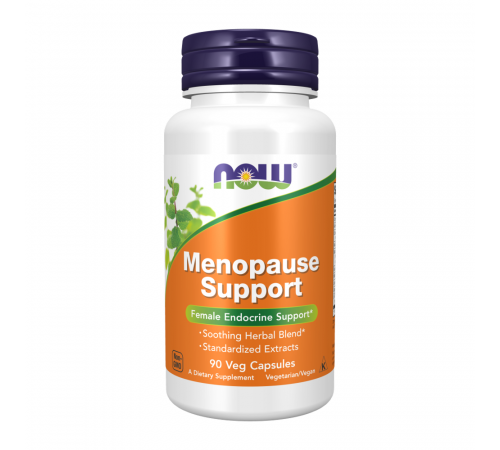 Поддержка при менопаузе, Menopause Support, Now Foods, 90 вегетарианских капсул