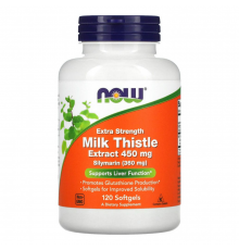Силимарин усиленный, Silymarin Milk Thistle Extract, Now Foods, 120 гелевых капсул