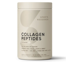 Коллаген, Collagen Peptides Unflavored, Sports Research, 454 г